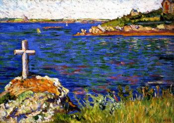 Reproductions of Paul Signac's painting,The Mariner's Cross at H Reproductions of Paul Signac's painting,The Mariner's Cross at H